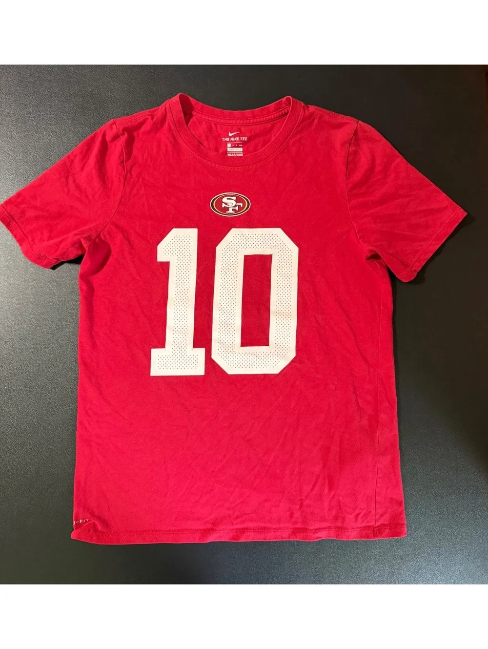 Nike Dri-FIT San Francisco 49ers Jimmy Garoppolo #10 Youth Large‎ T-Shirt
